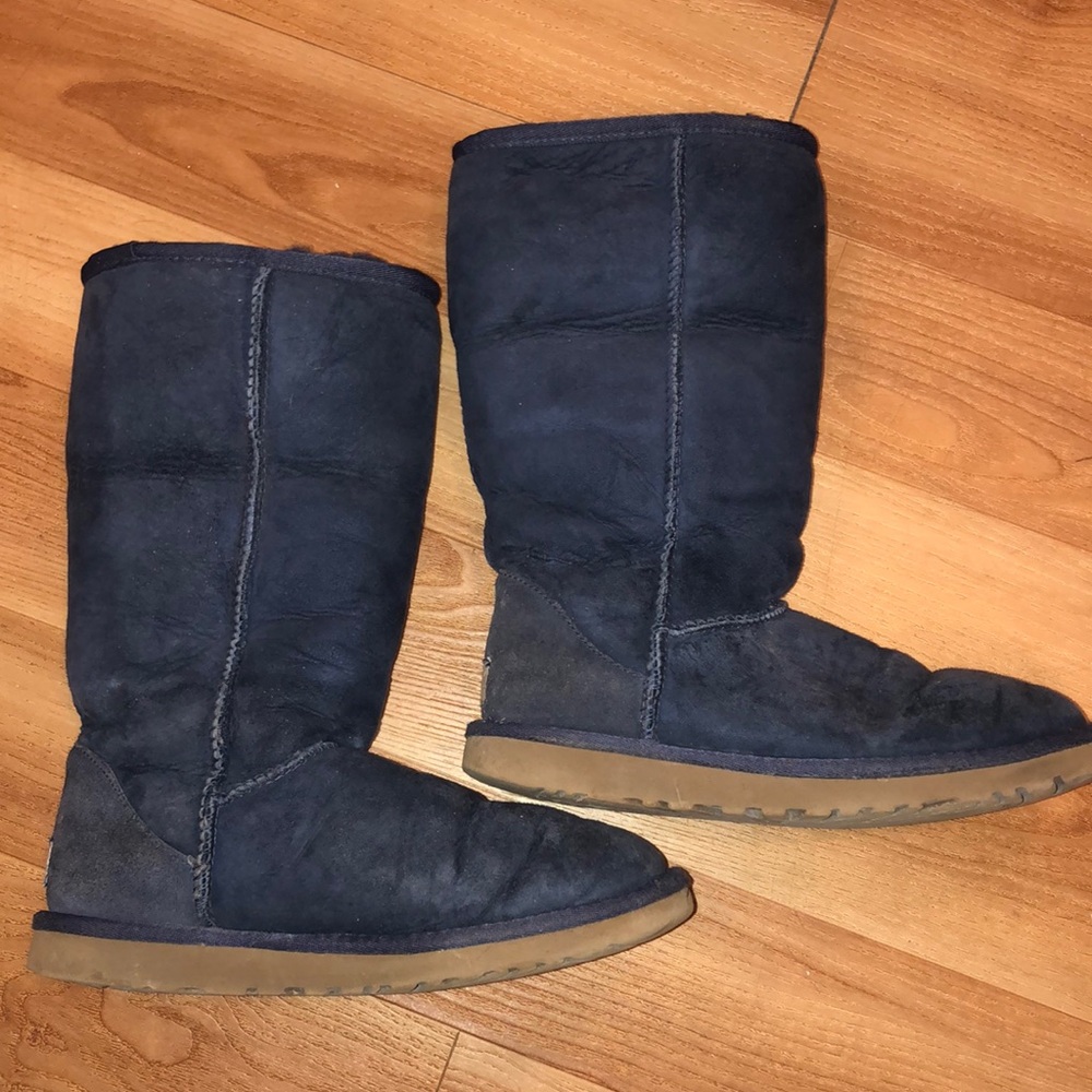 UGG Navy Tall Classic Boots